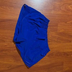 lululemon 2.5 seam shorts with inseam cut out